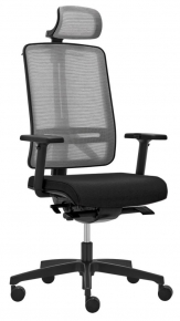 Office chair with headrest Flexi FX 1104