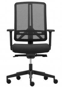 Office chair with mesh back Flexi FX 1104, black