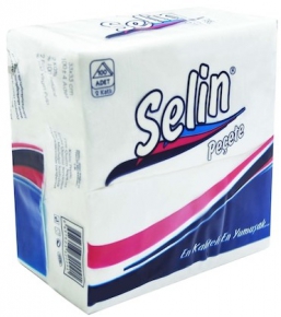 ხელსახოცი Selin 24X24 სმ. 2 ფენა, 100 ცალი