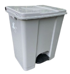 Garbage bin Ansar, 60 l. with pedal, Colored