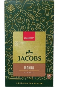 ხსნადი ყავა Jacobs Classic Mokka, 10 ცალი