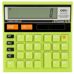 Calculator 12 digits, Deli Rio 39231F, green