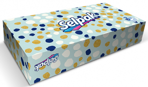 Tissue Selpak, 21X18 cm. 3 layers, 50 pieces, in a box