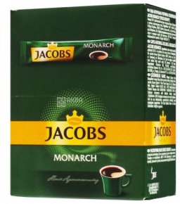 ხსნადი ყავა Jacobs Monarch, 30 ცალი, 1.8 გრამი შეფუთვა