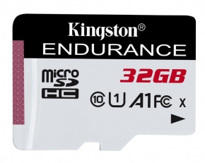 SD მეხსიერების ბარათი Kingston Endurance microSDHC, 32GB