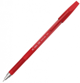 Gel pen Deli Q8-RD, red