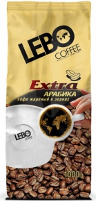 Coffee beans Lebo Coffee Extra, 1 kg.