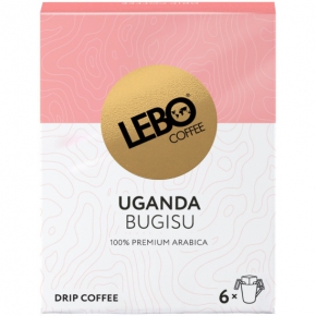 წვეთოვანი ყავა Lebo Uganda, 6 ცალი