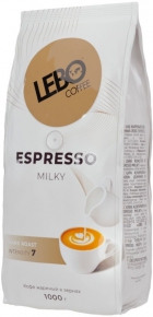 Coffee beans Lebo Coffee Espresso Milky, 1 kg.
