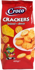 Crackers Cheese Croco, 400g.
