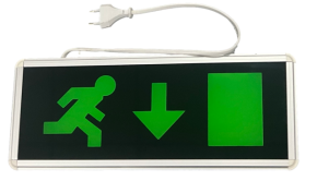 Exit Sign, Arrow Down 3W