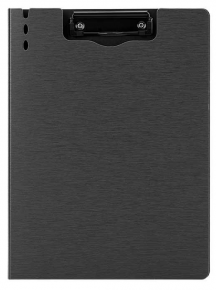 Clipboard with cover, vertical, Deli 64513, black