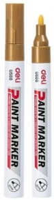 მარკერი Deli U500 Paint Marker, 2მმ. ოქროსფერი