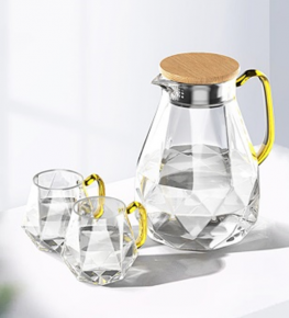 Water jug ​​+ 2 glasses, 2 l.