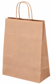 Kraft bag 27X22X11 cm.