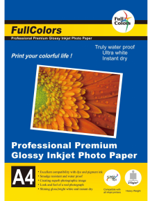 Photo paper A4 Full Colors Professional Premium, 270 gr. 20 sheets
