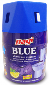 უნიტაზის ავზის სადეზინფექციო საპონი Bagi Blue, 150 გრ.