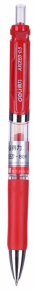 Gel pen Deli Axceed S01, red