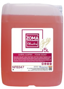Antibacterial liquid soap-foam Zoma Neutra, 5 l.