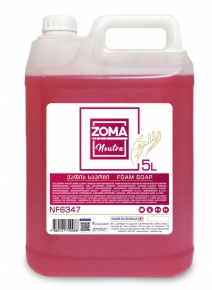 Antibacterial liquid soap-foam Zoma Neutra, 5 l.