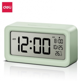 Digital clock Deli LE103, Green