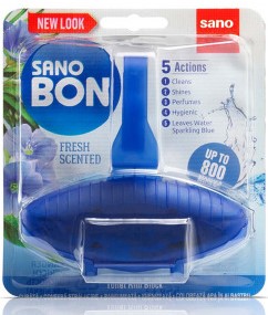 Sano 5in1 fresh scent solid aromatizer hanging in the toilet, 55g.