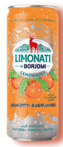 Lemonades Borjomi Adjarian Tangerine, Can, 330ml. 12pcs.