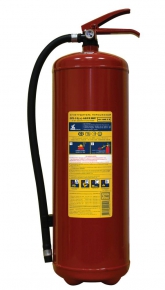 Powder fire extinguisher 10 kg.