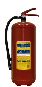 Powder fire extinguisher 8 kg.