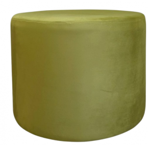 Solid Round Pouf, 70X52 cm.
