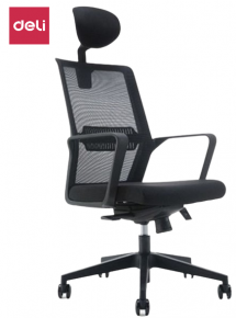 Office chair 4503 Deli, with mesh back, black