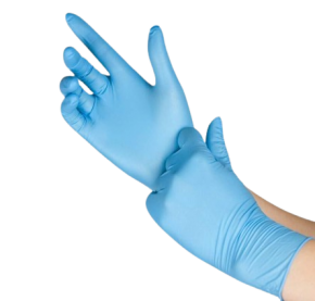 Nitrile Gloves Exam Gloves, 100pcs. Size L, Blue
