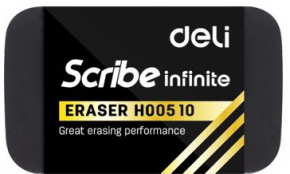 Eraser Deli Scribe Infinite, black