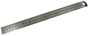 Metal ruler 30 cm.