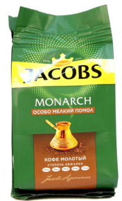 დაფქული ყავა Jacobs Monarch, 80 გრამი