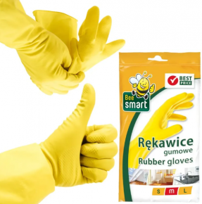 Bee smart rubber glove, size M