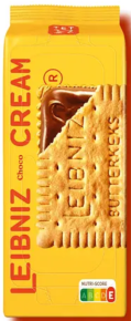 ორცხობილა Bahlsen Leibniz Choco Cream, 190გრ.