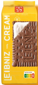 ორცხობილა Bahlsen Leibniz Milk Cream, 190გრ.