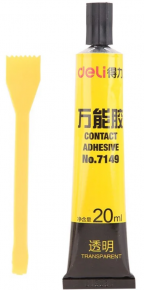 Liquid glue Deli Contact Adhesive 7149, 20 ml.