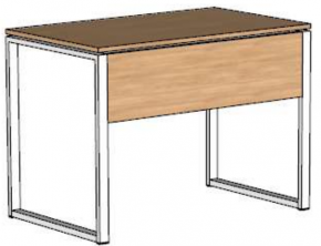 Office table with practical panel 100/60 cm.