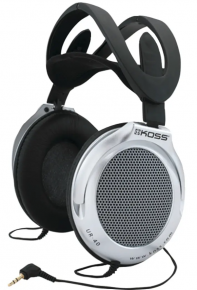 Headphones Koss UR40 Over-Ear, silver