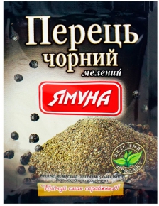 Ground black pepper Yamuna, 10 gr.