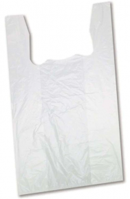 Polyethylene bag 30X53 cm. White, 100 pieces