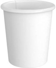 Cardboard cup 50 pcs. 236 ml. (8 oz), thick cardboard, white
