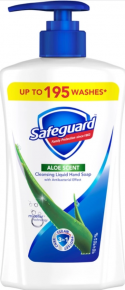 Antibacterial liquid soap Safeguard aloe, 390 ml.