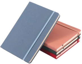 Notebook A5 Foska, with side rubber, single-lined, 192p. colored