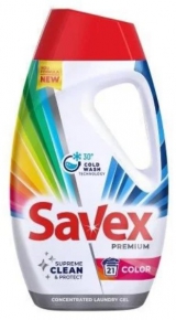 Fabric washing gel Savex Color, 945ml.