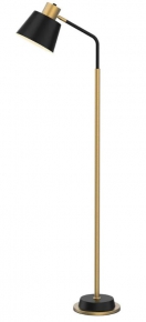 Vakker Emmental Floor Lamp Uno-FL013, Black/Golden