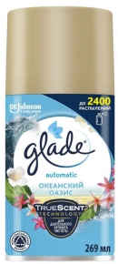 Automatic aerosol replacement bottle Glade Ocean Oasis, 269 ml.