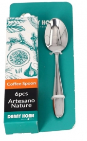 Coffee Spoon Danny Home Artesano Nature, 11cm. 6 pcs.